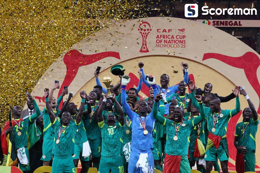 세네갈, '혼란과 혼돈의 연속' 결승서 모로코 1-0 제압...아프리카 네이션스컵 우승